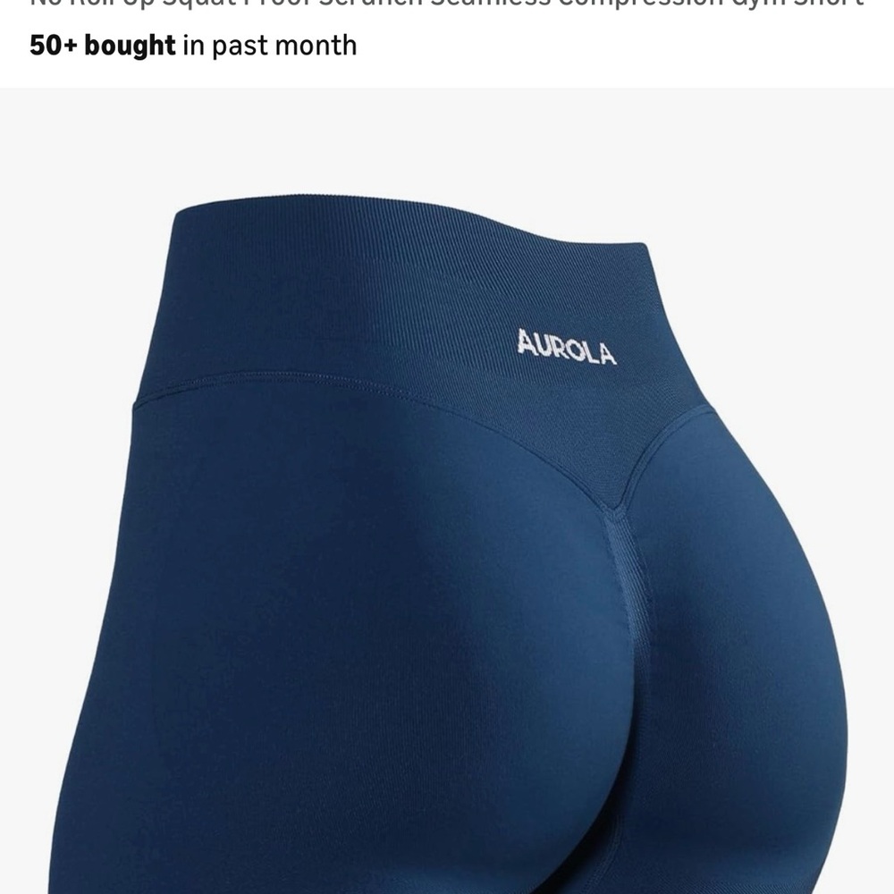 Aurola High-Waist Seamless Influence shorts small 2.5”